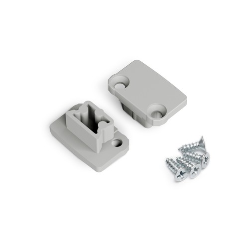 1 st. ändstycke FLOOR8 - Grå