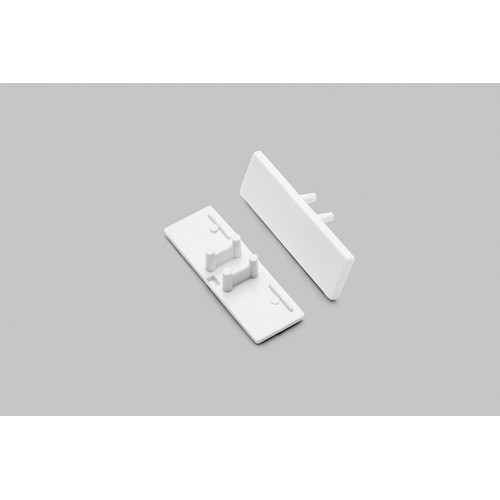 1 st. ändstycke BACK10 - Vit