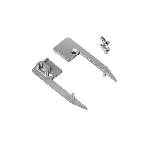 1 st. Endstycke UP-MINI10 - Silverfärgad