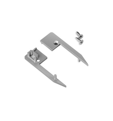 1 st. ändstycke UP-MINI10 - Grå