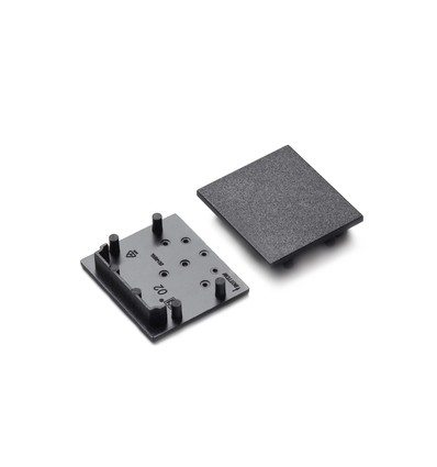 1 st. ändstycke VARIO30-02 - Svart