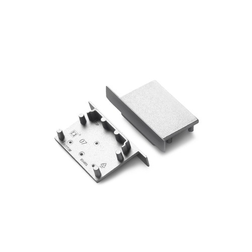 1 st. ändstycke VARIO30-07 - Silverfärgad