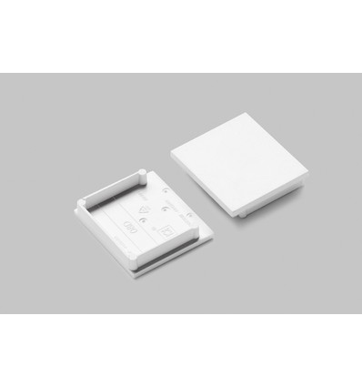 1 st. ändstycke VARIO30-08D - Vit