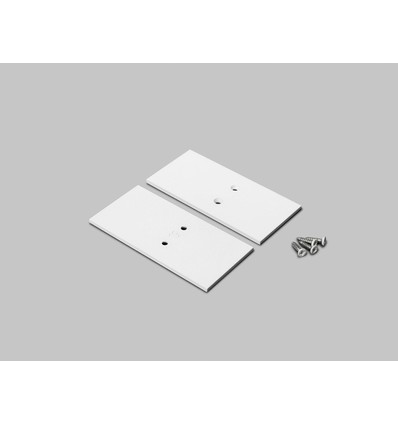 1 st. ändstycke VARIO30-19-E9 - Metall, vit