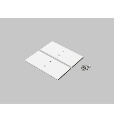 1 st. ändstycke VARIO30-32 - Metall, vit