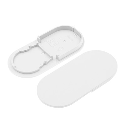 1 st. ändstycke NAMI23-D9 - Vit