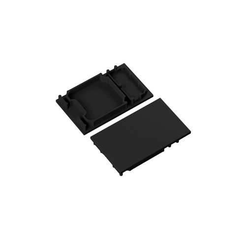 1 st. ändstycke COMBO30-01A - Svart