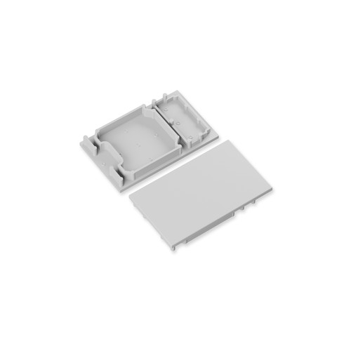 1 st. ändstycke COMBO30-01A - Grå