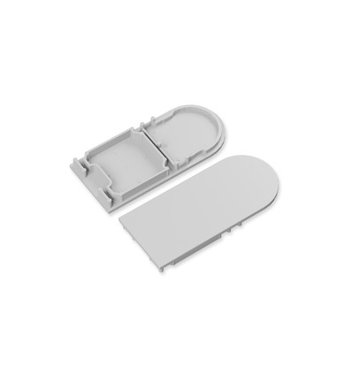 1 st. ändstycke COMBO30-01A-D9 - Grå