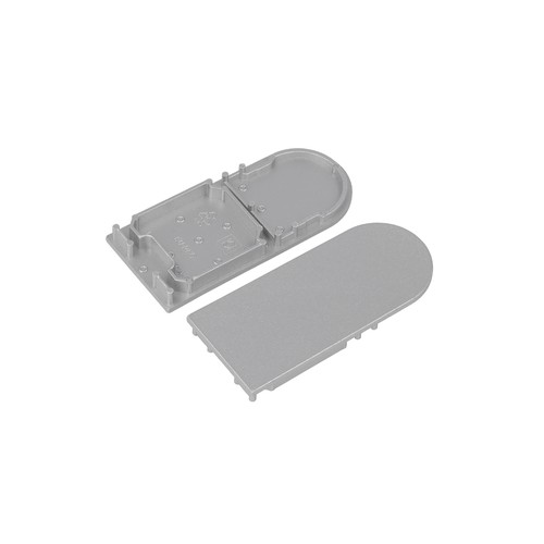 1 st. ändstycke COMBO30-01A-D9 - Silverfärgad