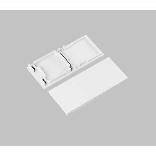 1 st. ändstycke COMBO30-01A-E9 - Vit