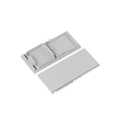 1 st. ändstycke COMBO30-01A-E9 - Grå