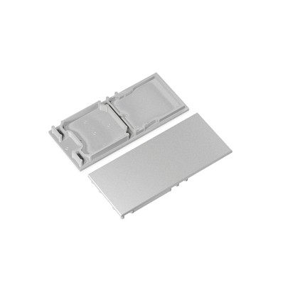 1 st. Endstycke COMBO30-01A-E9 - Silverfärgad