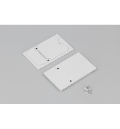 1 st. Endstycke COMBO30-01A - Metall, vit