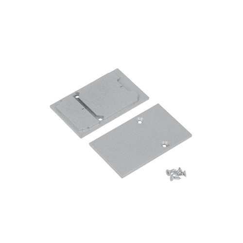 1 st. ändstycke COMBO30-01A - Metall, silverfärgad