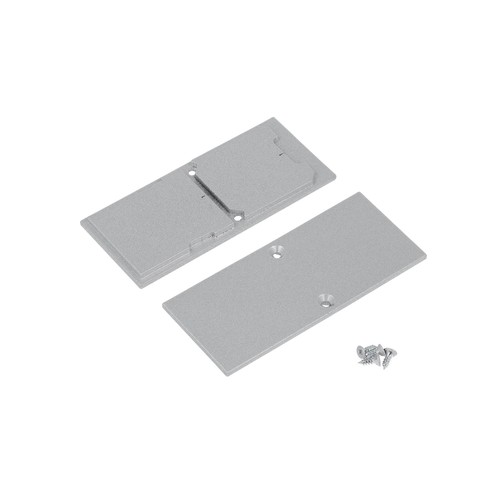 1 st. ändstycke COMBO30-01A-E9 - Metall, silverfärgad