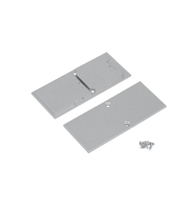 1 st. ändstycke COMBO30-01A-E9 - Metall, silverfärgad