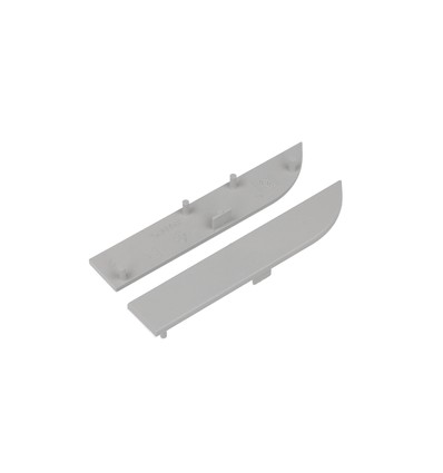 1 st. ändstycke SKIRT10 - Grå