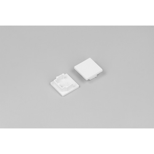 1 st. ändstycke HOOD14 - Vit