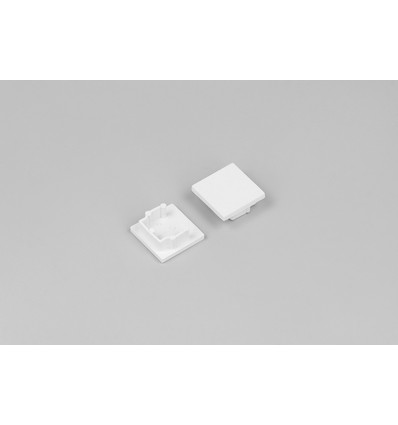 1 st. ändstycke HOOD14 - Vit