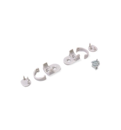 1 st. Hållare PEN8 - platt, grå