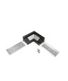 Profilskarv CORNER14 90GRAD - Svart anodiserad