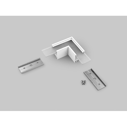 Profilsamlare LINEA20 90GRAD - Vit lackerad