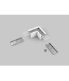 Profilsamlare LINEA20 90GRAD - Vit lackerad