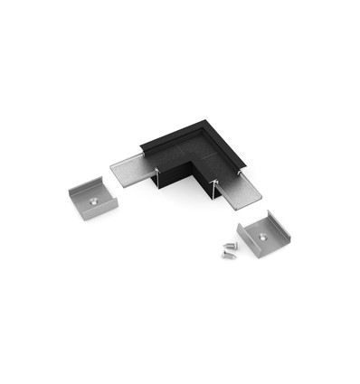 Profilkopplare LINEA-IN20 90GRAD - Svart anodiserad