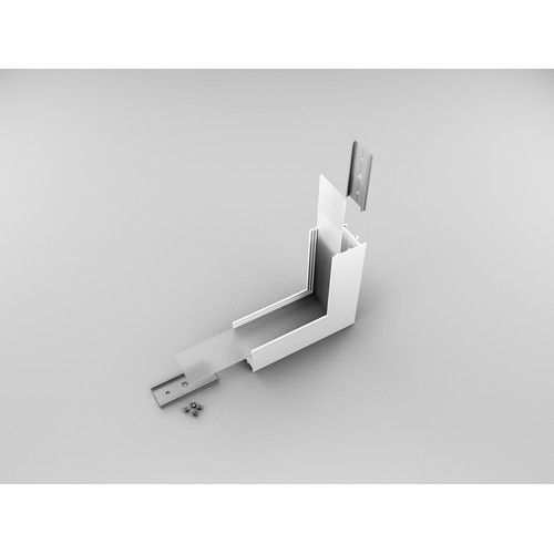 Profilsamlare VARIO30-02 90GRADER - upp / ner, vitlackerad