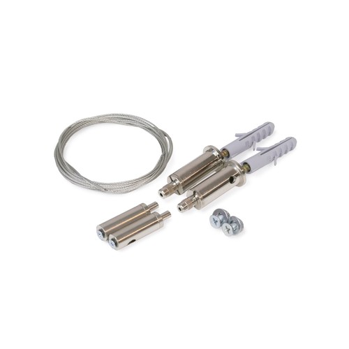 1,5 m vajerfäste för montering, krom