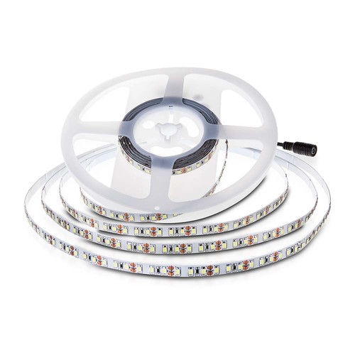 120 LED Strip Ljus 8W/m - 3000K, IP20, 24V, Dubbel PCB, 10m/Rulle