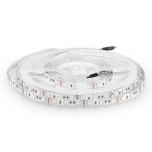 5m 11W/m röd/grön/blå/gul LED-strip - 60 LED per meter, välj färg