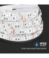 60 LED Strip Ljusslinga 11W - Gul, IP20, 5m/rulle