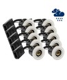 10-pack GU10 downlight Inno88 Utomhus - Vit, IP44, godkänd för montage i isolering