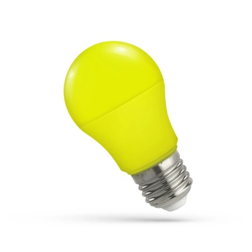 E27 4,9W Gul LED-lampa - A50, frostad