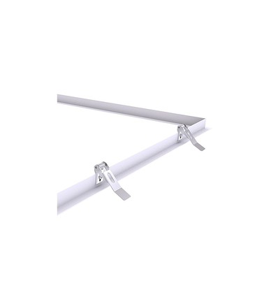 Smart click indbygningsramme i hvid til 60x60 LED paneler (25mm høj)