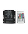 RGBW Sync Controller med 24-knappars RF fjärrkontroll - 12V/24V, 4 kanaler, RJ45 synkronisering, IP20