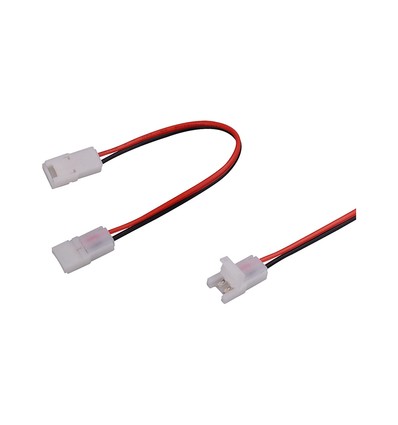 Skarvkontakt för 8mm LED strip - Dual Head, 2-pin