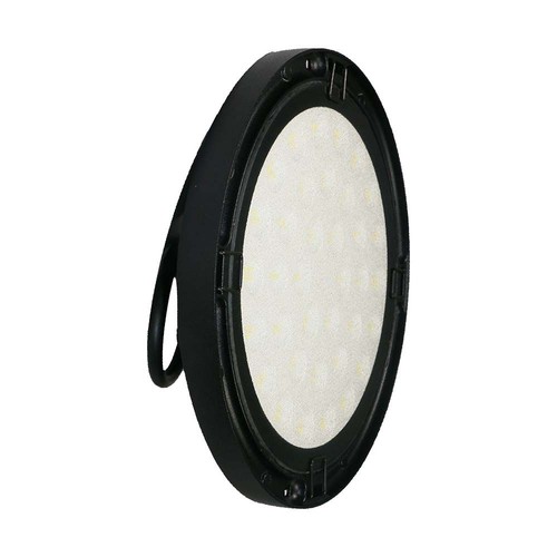 100W LED high bay, 120lm/W - 110 grader, IP65, 6500K, svart finish