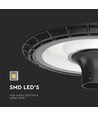 V-Tac 120W rund LED gatulampa - Ø60mm, IP65