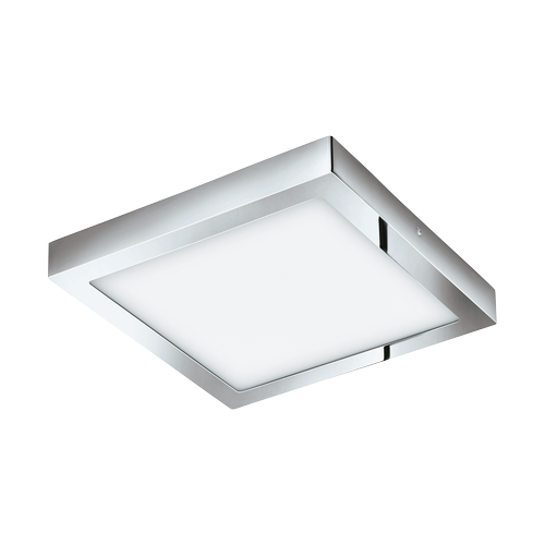 Outlet: EGLO Fueva Connect Wifi/BT Loft Lampe 21W 300x300 mm I Krom