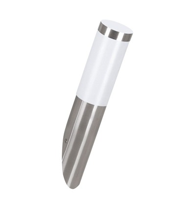 Outlet: EGLO HELSINKI utomhusvägglampa m/sensor, H390 mm, för E27, IP65 - stål/opal