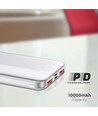 10000mAh Powerbank, 22.5W - Ultra slim, aluminium, vit, fast charger