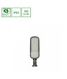 100W skymnings LED gatulampa - Skymningssensor, Ø60 mm, grå, IP65, IK09, 230V