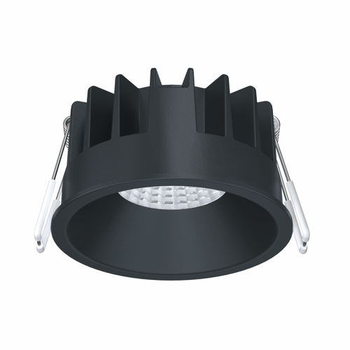 D7 LED Infälld Spotlight På 7W i DimTone, 630Lm, Ra98 - Svart