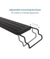75-100 cm akvarium armatur - 19W LED, vit/blå/röd/grön, justerbar längd, IP66