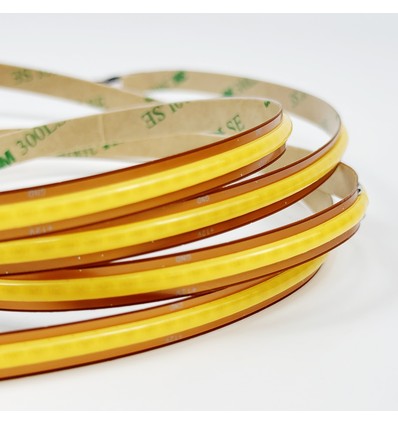 5m 10W/m FreeCut COB Varmvit LED-strip - 12V DC, inget klippavstånd