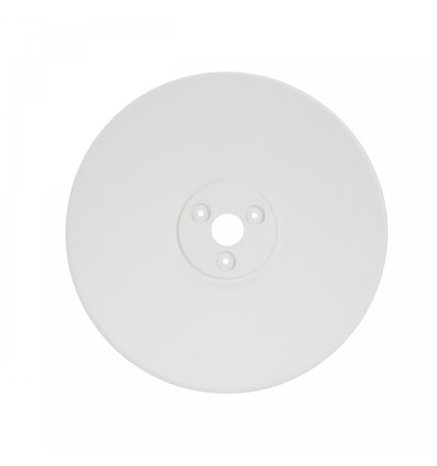12W Piatta Plate taklampa - Ø30cm, vit, rund, IP44, inomhus / utomhus