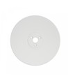 12W Piatta Plate taklampa - Ø30cm, vit, rund, IP44, inomhus / utomhus